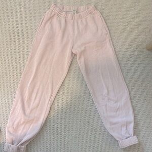 light pink Brandy Melville sweatpants (john galt) -one size fits all!